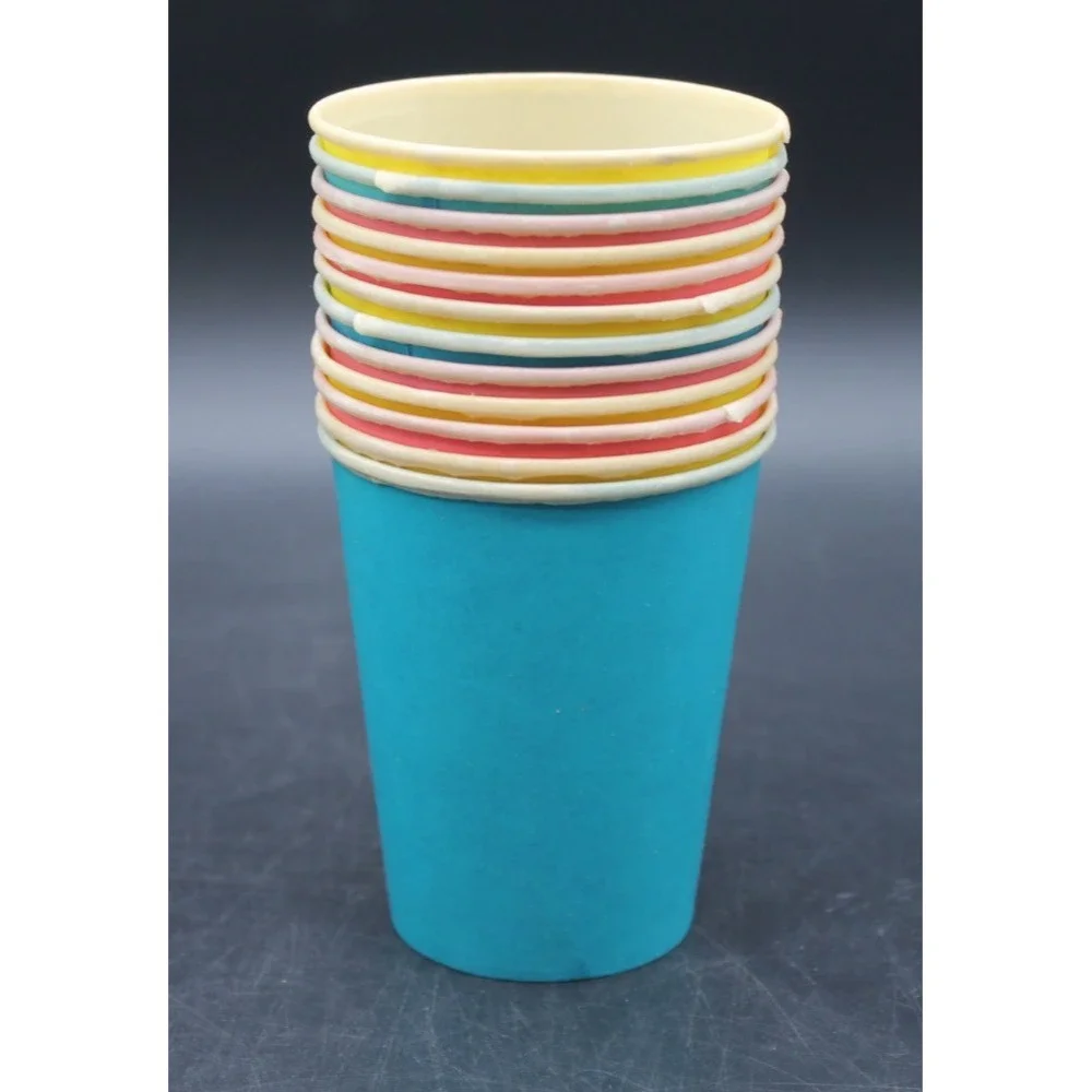 Vintage Dixie Cold Drink Cups Lot Paper Maid Party Set 9oz 16oz New & Opened